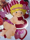 Lot Vintage Valentine s Day Die Cut Cutout Decorations Retro Decor Classroom