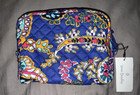 Vera Bradley Iconic Medium Cosmetic Bag Romantic Paisley Plastic Lined New W tag
