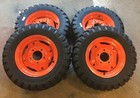 4-5 70-12 Carlisle Trac Chief Skid Steer Tires rims For Bobcat 440 453 463 s70