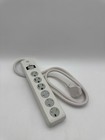 Ge 33658 6 Outlet Surge Protector Power Strip 4ft Cord 800 Joules White