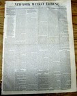 Lot Of 30 Original Pre-civil War Us Newspapers Dated Between 1800   1861