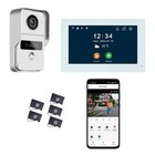 7  Or 10  Indoor Wifi Monitor 2pin-wired Unlock Intercom System Smart Doorbell
