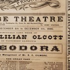 5180----1886 Globe Theatre Programme Boston - Lillian Olcott