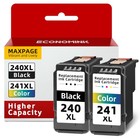 Pg- 240 Xl Cl-241 Xl Black Color Ink Cartridge For Canon Pixma Mg3620 Mg3520 Lot