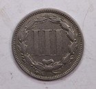 1871 Three Cent Copper Nickel  Fine Circulated Coin  Store  3c0008