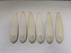 Lot Of 6 Vintage Unbranded 4 75  Salmon Spoon Fishing Lures W internal Rattle 