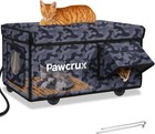 Weatherproof Heated Cat House For Outdoor In Winter  Heated Cat Bed Kitty She   