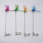 8pcs Indoor   Outdoor Fake Dragonfly Rod Clip  Dragonfly Clip Bug Repellent  3d