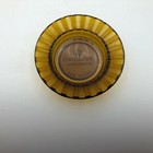 Castaways Ashtray Las Vegas Casino Hotel Advertising 4-1 2  Amber Glass Vintage
