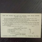 1890s Victorian Trade Card     National Lead Company     Antique Paint Advertising