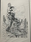 Signed Jim Lee Fine Art Print 9 25 Superman 204 Batman 608 Sketch 2 Original 1 3