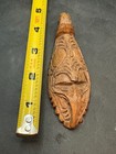Vintage Papua New Guinea Wood Carved Sepik Bird Small Mask Bird Spirit Bird Man