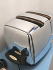 Sunbeam T-35-1 Automatic Drop-rise Chrome Toaster Working Gold Emblem