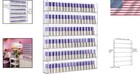 Sophisticated Clear Acrylic Nail Polish Display Rack     Holds 180 Bottles  6 Tier