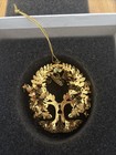 2017 Danbury Mint Annual 23k Gold Tree Of Life Christmas Tree Ornament