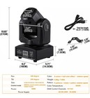 100w Led Moving Head Stage Light Rgbw Dmx Dj Disco Club Party Beam Spot Lighting