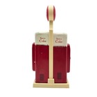Coca-cola Vending Machine Gas Pump Salt Pepper Shaker Set W  Stand Vintage 1993