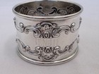 Vintage Gorham Sterling Silver Strasbourg Napkin Ring Monogram Benjie Ne-21