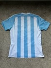 Argentina Soccer Jersey Men s Size L  Adidas Climacool National Team 2015 Kit