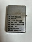 Zippo Vietnam War Oil Lighter Used Vintage Collectible Pocket Lighter Tobacciana