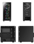 Musetex Black  903  Atx Mid Tower  Desktop Computer Gaming Case