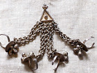 Two Antique Ring Sets With Bells India With Empress Victoria Coins