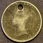 1840 England Silver Four Pence Victoria 4p - Read Description