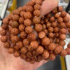 Wholesale 5pcs Red Sandstone Quartz 8mm Crystal Reiki Healing Stretch Bracelet