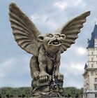 Gothic Chained Gargoyle Statue Sculpture  Medieval Cathedral Yard Ornament Decor