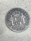 1780 Mi Peru 2 Reales Silver Coin A375