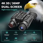 Head Mounted Night Vision Goggles 3d 4k Binoculars Digital Hd Ir Hunting 2025