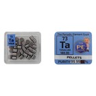 Tantalum Metal Pellets 10 Grams 99 99  Element Sample 73 Periodic Element Tile