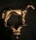 Vintage Quarter Horse Trophy Topper Large 7 Inches By 6 1 2 Inches Metal Nos