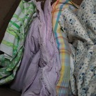 Huge Bulk Lot Of Sewing Dressmaking Fabric  Yardage  Yards  Quilting Cotton