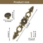 Traditional Antique Brass Cupboard Cabinet Drawer Door Pull Wardrobe Handle