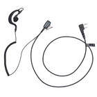 G Shape Two Way Radio Earpiece With Mic Headset 2pin For Kenwood Retevis Baofeng
