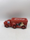 Coke Delivery Truck Metal Tin Coca Cola Collectible 6 Wheels 2 Compartments