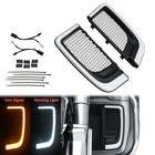 Fairing Lower Grills Led Turn Signal Lights Fit For Harley Touring Street Glide