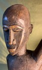Old Vintage Hand Carved Wood African Art Nude Woman Carving Statue Tribal Art 