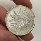 Mexico - 1891 Cnam Large Silver 8 Reales - Nice Coin