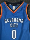Nike Youth Russell Westbrook Okc Thunder White Jersey Youth Medium 5 6 Blue Nwt