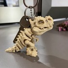 3d Printed T-rex Skeleton Model With Rotatable Joints Dinosaur Decor Fidget Toy