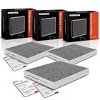 3-pc Cabin Air Filter With Activated Carbon Compatible With Hyundai   Kia -
