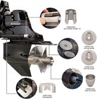 For Cmbravo3kita Complete Aluminum Anode Kit For 2004  Mercruiser Bravo 3 Iii