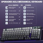 Aula S98 Pro Wireless Mechanical Keyboard With Screen   Knob 2 4ghz usb-c bt5 0 