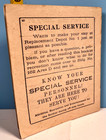 1945 Wwii British Special Services Welcome Book Replacement Depot  1 Malir India