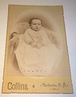 Antique Victorian American Curly Haired Adorable Child  Nh C 1890 Cabinet Photo 