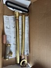 Kohler K-7271-bl Clearflo 1-1 2  Toe-tap Tub Drain Kit Brass Slotted Matte Black