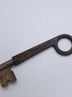 Antique Vintage Nashua Pat  Nov 2 1880 Padlock Door Lock Solid Barrel Key 3