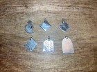 Islamic  Antique   Silver Lot Of 6 Pendants Protection Amulets